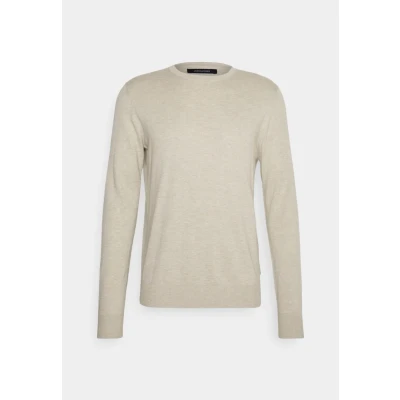 Image of Jack &amp; Jones Jjeemil CREW NECK NOOS Jumper, Men&#039;s, Size: Large, Oatmeal