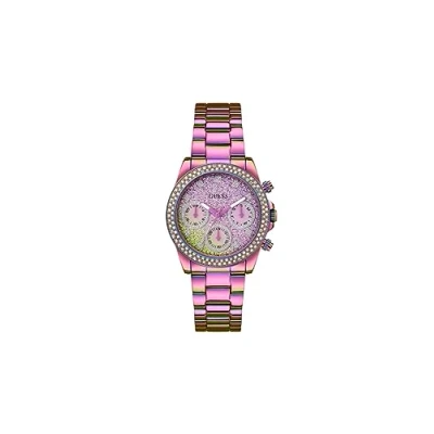 Image of Guess SOL Watch multicoloured, Women&#039;s, Size: One Size, Multi coloured