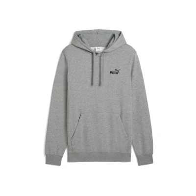 Image of Puma LOGO Hoodie, Men&#039;s, Size: Large, Medium gray heather