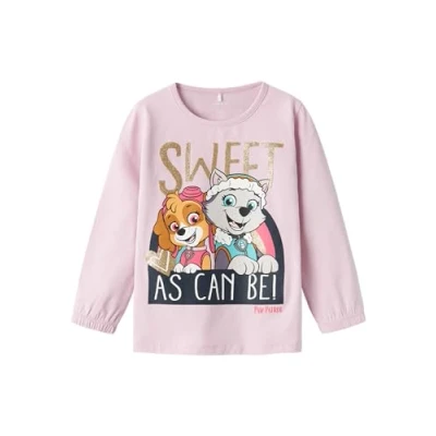 Image of Name it mini Girl&#039;s Nmfdys Pawpatrol Ls Top Noos Cplg, Winsome Orchid, 110