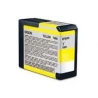Image of Epson C13T580400 T580400 80ml Yellow Ink Cartridges