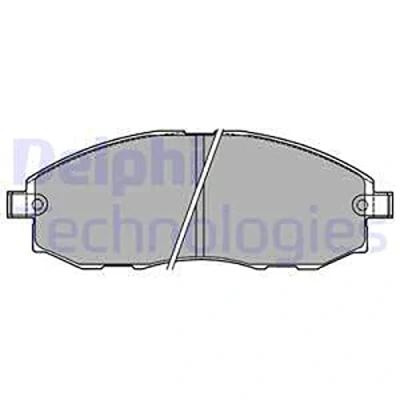 Image of brake Pad Set, disc DELPHI LP1434