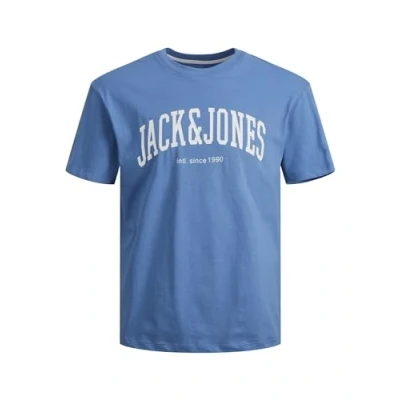 Image of JACK &amp; JONES Men&#039;s Jjejosh Tee Ss Crew Neck Noos T Shirt, Pacific Coast, XS