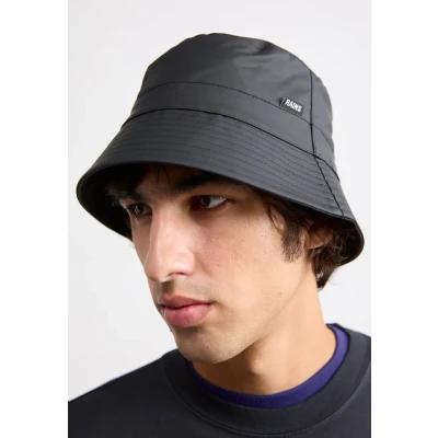 Image of Rains Bucket HAT Unisex Hat, Size: M XL, Black