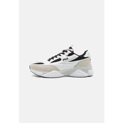 Image of Fila Recade Trainers, Men&#039;s, Size: 7.5, White/black Imitation leather/ textile