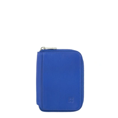 Image of DUDU Piccolo Morbida MINI Ultra Compatto CON Cerniera Wallet, Men&#039;s, Size: One Size, Fiordaliso