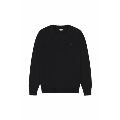 Image of Wrangler Men&#039;s Sign Off Crew Sweatshirt, Black, M