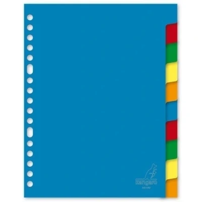 Image of Kangaro Index A5 Blank PP 120 Micron 17 Pages Assorted Tabs 21 x 18 0.1 Dutch Product