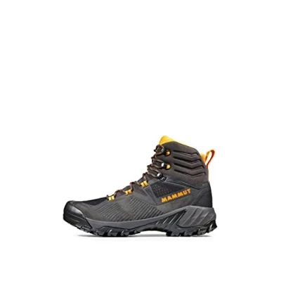 Image of Mammut Sapuen HIGH GTX Hiking shoes, Men&#039;s, Size: 11, Black/dark radiant Leather and textile
