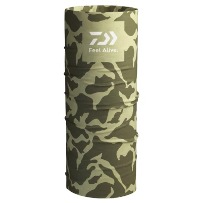 Image of Daiwa Neckgaiter Green Camo Fishing clothing