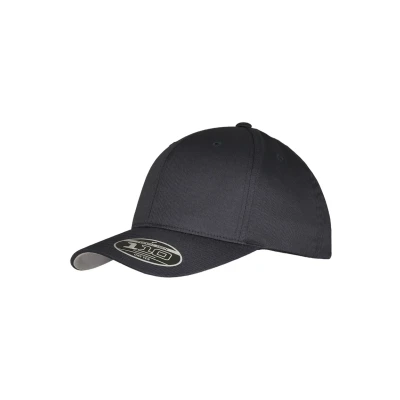Image of Flexfit Wooly Combed Adjustable Baseball Cap, dark navy, One Size