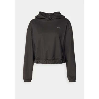 Image of Puma Studio Foundations Hoody Long sleeved top, Women&#039;s, Size: Large, Black