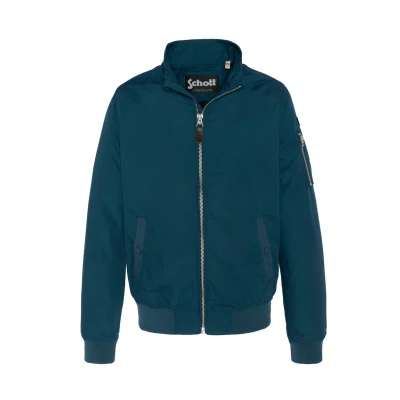Image of Schott Kenny Bomber Jacket, Men&#039;s, Size: Medium, Bleu