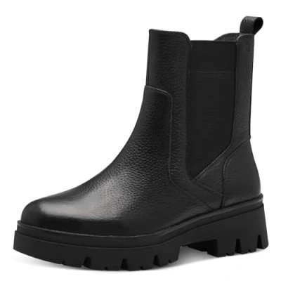 Image of Tamaris Platform ankle boots, Women&#039;s, Size: 12, Black nappa Leather