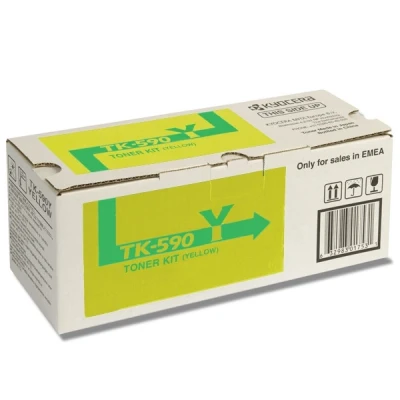 Image of FS C2526MFP Kyocera TK 590Y yellow toner (original Kyocera)