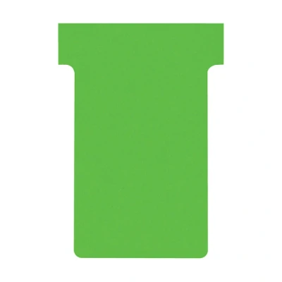 Image of Nobo T Cards Tab Top 15mm W60x Bottom W48.5x Full H85mm Size 2 Dark Green Ref 32938903 [Pack of 100]