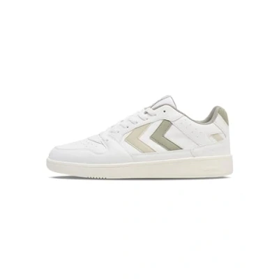 Image of Hummel ST Power PLAY Trainers, Women&#039;s, Size: 4, White soft pink mahogany rose Pu
