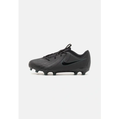 Image of Nike Performance JR Phantom GX II Academy FG/MG Unisex Moulded stud football boots for kids, Size: 1, Black/deep jungle Synthetics/textile