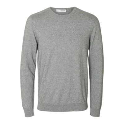 Image of Selected Homme Slhberg CREW NECK Jumper, Men&#039;s, Size: XL, Light grey melange
