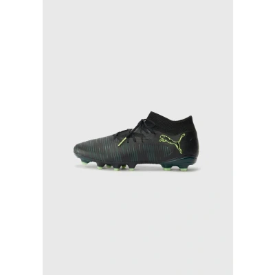 Image of Puma Future 8 PRO Moulded stud football boots, Men&#039;s, Size: 6, Black/fizzy light/green terrain shoes