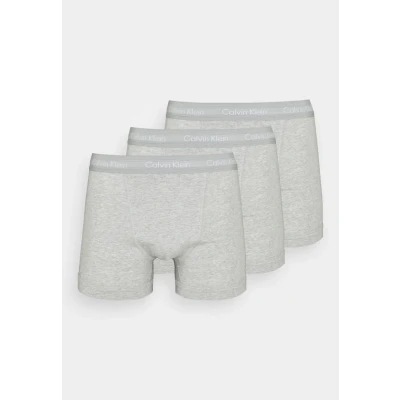 Image of Calvin Klein Underwear Trunk 3 PACK Pants, Men&#039;s, Size: XS, Grey heather