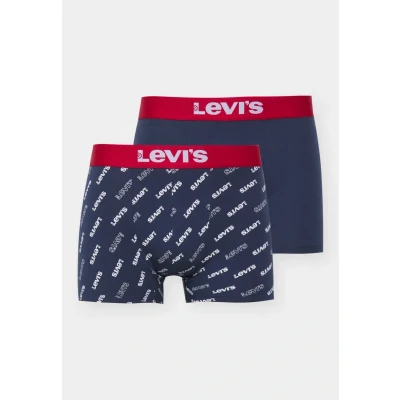 Image of Levi&#039;s MEN LOGO Brief 2 PACK Pants, Men&#039;s, Size: Medium, Blue/white/red
