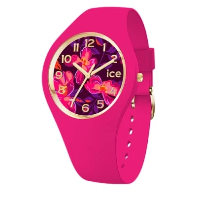 Image of Ice Watch Flower Watch, Women&#039;s, Size: Small, Fuschia blossom s