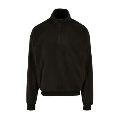 Image of Urban Classics Basic Polar Fleece jumper, Men&#039;s, Size: 3XL, Black
