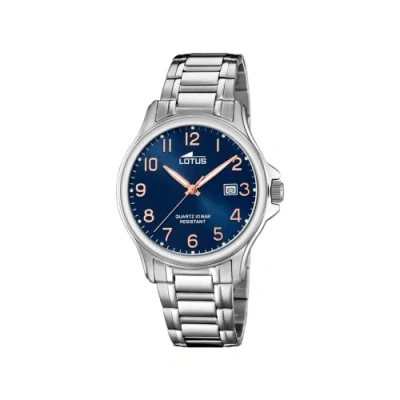 Image of Lotus Klassisch Watch, Men&#039;s, Size: One Size, Blau