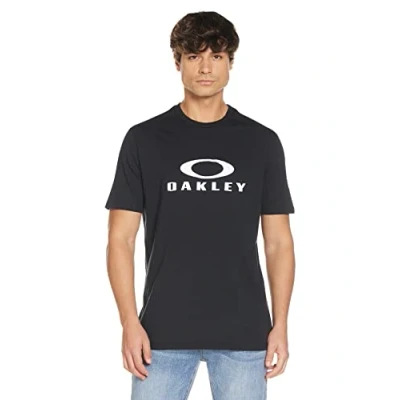 Image of Oakley MARK TEE Print Tshirt, Men&#039;s, Size: Medium, Black/white