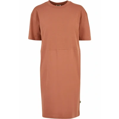 Image of Urban Classics Jersey dress, Women&#039;s, Size: Small, Terracotta