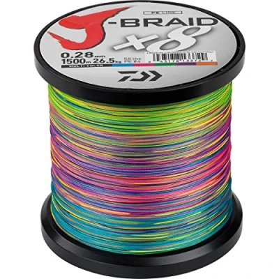Image of Daiwa J Braid X8 0.42mm 1500m multi c Braided fishing line