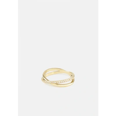 Image of Fossil Ring goldcoloured, Women&#039;s, Size: L M, Gold coloured