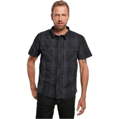 Image of Brandit Roadstar Shirt, Men&#039;s, Size: XXL, Blk/blue