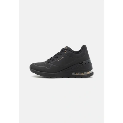 Image of Skechers Women&#039;s Million Air Sneaker, Black, 7 UK