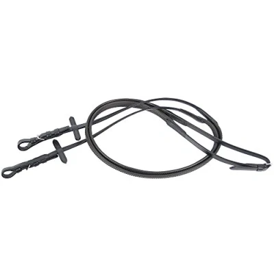 Image of Harry&#039;s Horse reins, soft rubber, black