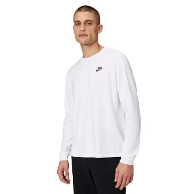 Image of Nike Sportswear CLUB TEE Long sleeved top, Men&#039;s, Size: 3XL, White/black