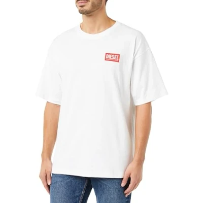 Image of Diesel Basic Tshirt, Men&#039;s, Size: Large, White