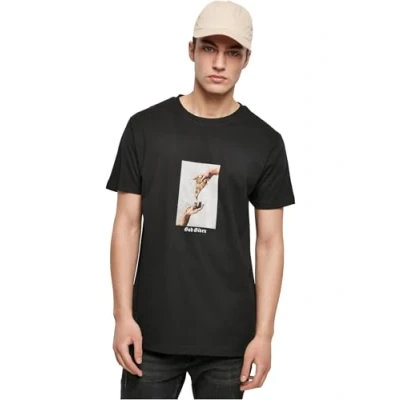 Image of Mister Tee Print Tshirt, Men&#039;s, Size: 4XL, Black
