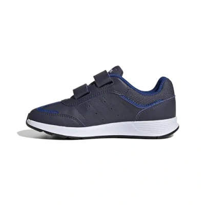 Image of adidas Performance Tensaur Switch Unisex Road running shoes for kids, Size: 12.5K, Shadow navy/footwear white/team royal blue