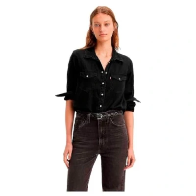 Image of Levi&#039;s Iconic Western Buttondown blouse, Women&#039;s, Size: XS, Dark ages