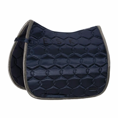 Image of Eskadron FW&#039;21 Classic Dark Navy Satin Contrast saddle pad