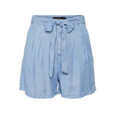 Image of Vero Moda Summer GA NOO Shorts, Women&#039;s, Size: XS, Light blue denim