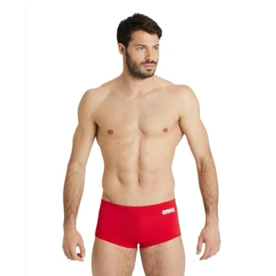Image of Arena Solid Team Men&#039;s Swimming Swimsuit, Quick Drying Swim Shorts in MaxLife Fabric with Maximum Chlorine Resistance and UPF 50+ UV Protection