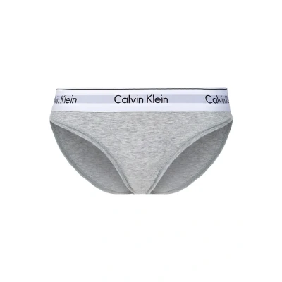 Image of Calvin Klein Underwear Briefs, Women&#039;s, Size: Small, Grey heather