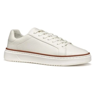 Image of Geox U Zackerty Trainers, Men&#039;s, Size: 9, White Leather