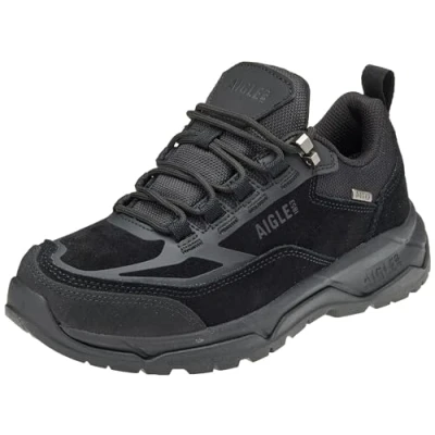 Image of Aigle Men&#039;s Palka Low Mtd Backpacking Boot, Black, 9.5 UK