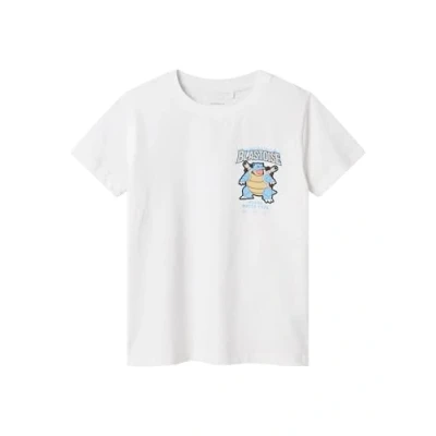 Image of Name it Nkmjatin Pokemon SKY Print Tshirt for kids, Size: 6y, Bright white
