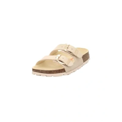 Image of Superfit Fussbettpantoffel Sandals Mules for kids, Size: 6.5/7, Gold Pu