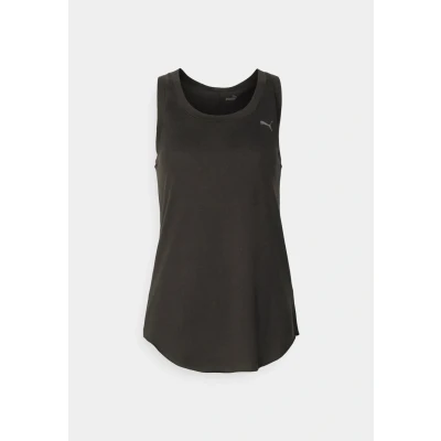 Image of Puma Studio Foundation Racerback TANK Top, Women&#039;s, Size: XS, Black